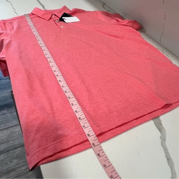 Mizzen + Main NWT red wilson polo large classic fitgolf country club‎ red
